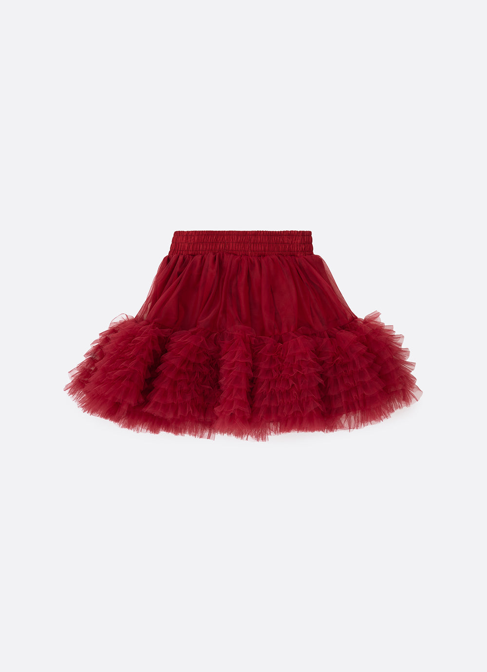 Saia Short Tule Babados Fru Fru Barra