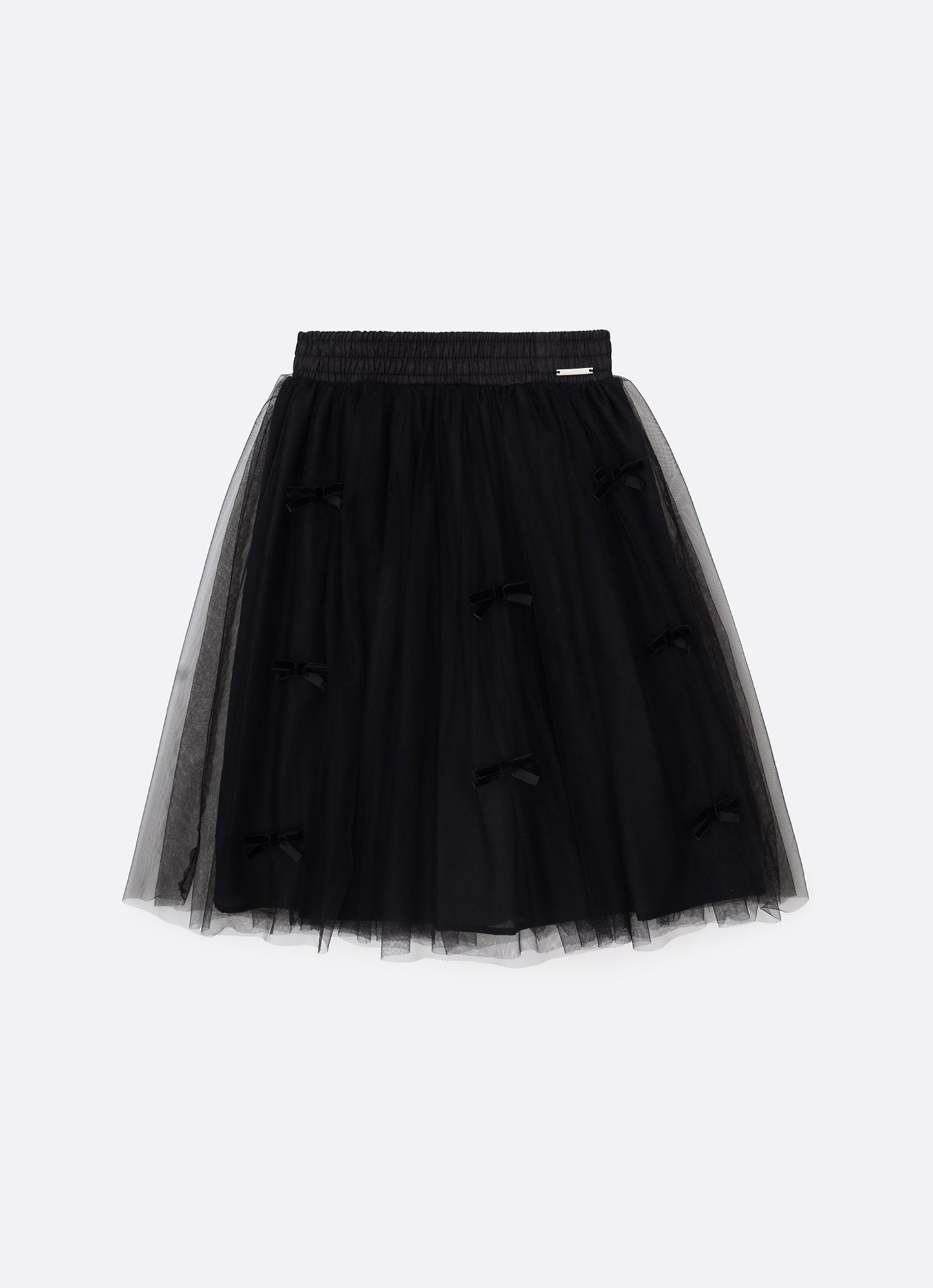 Saia Short Tule Laçinhos Veludo