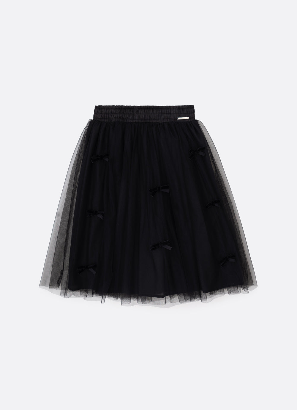 Saia Short Tule Laçinhos Veludo