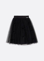 Saia Short Tule Laçinhos Veludo