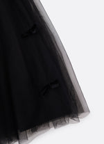 Saia Short Tule Laçinhos Veludo