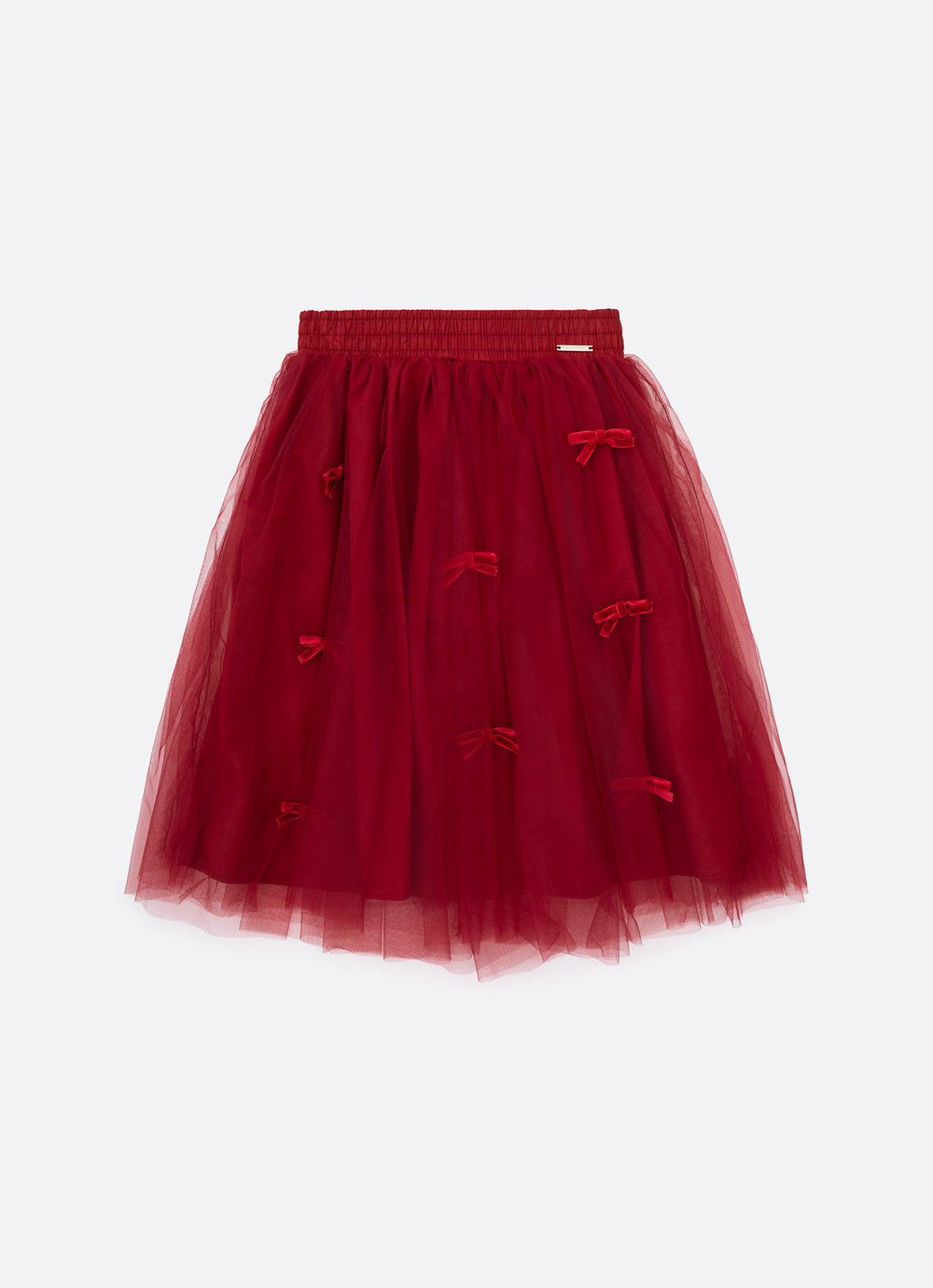 Saia Short Tule Laçinhos Veludo