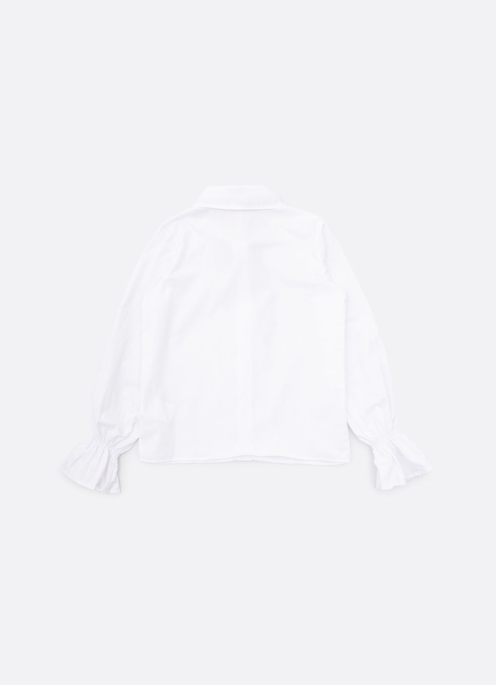 Camisa Tricoline Laços Bordados Veludo