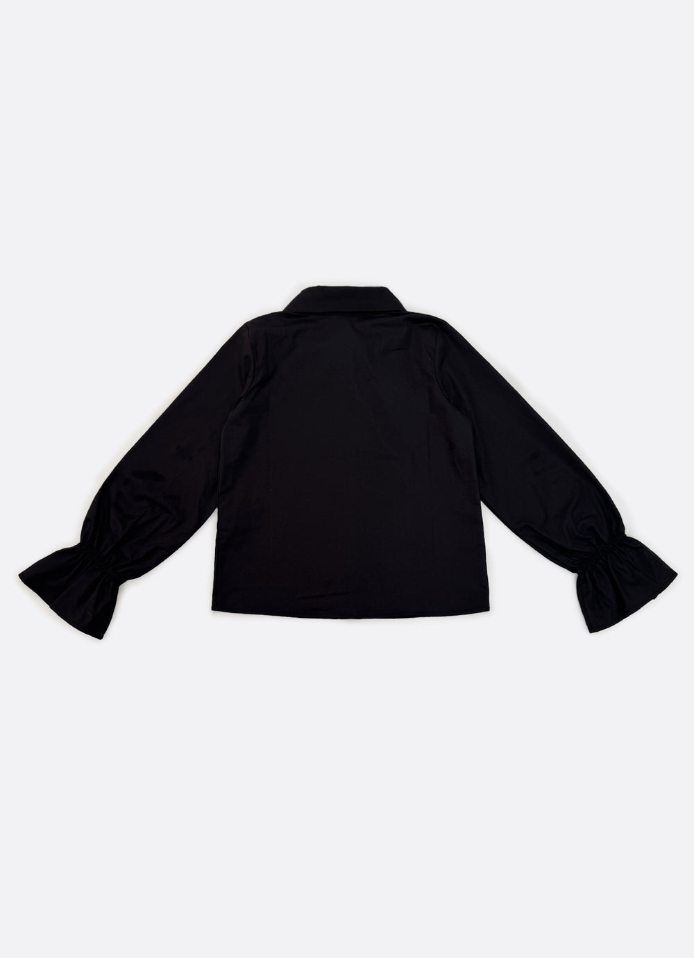 Camisa Tricoline Laços Bordados Veludo