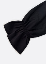 Camisa Tricoline Laços Bordados Veludo