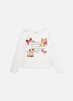 Blusa Cotton Serigrafia Best Friends Cristal