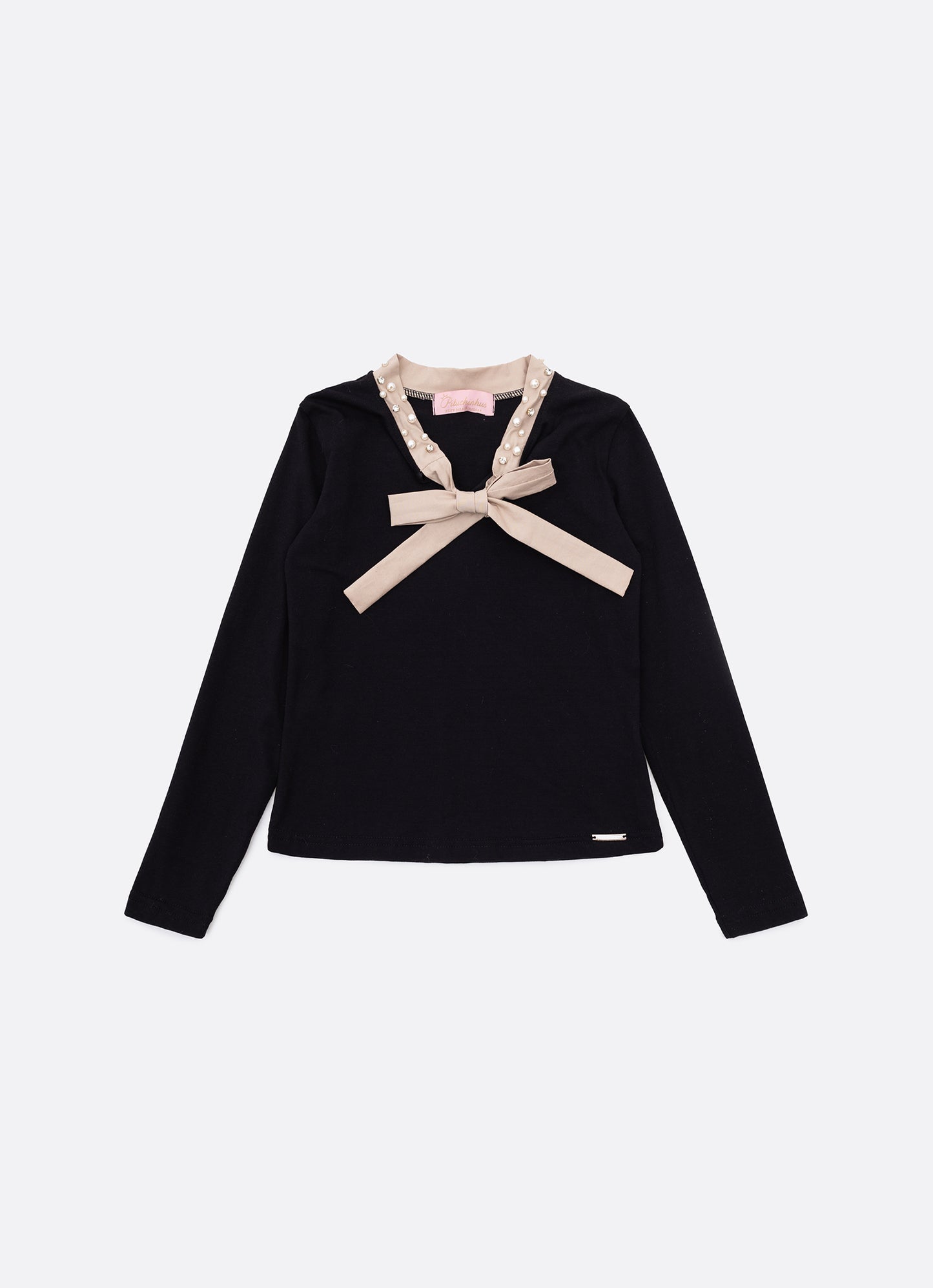 Blusa Cotton Gola Bordados