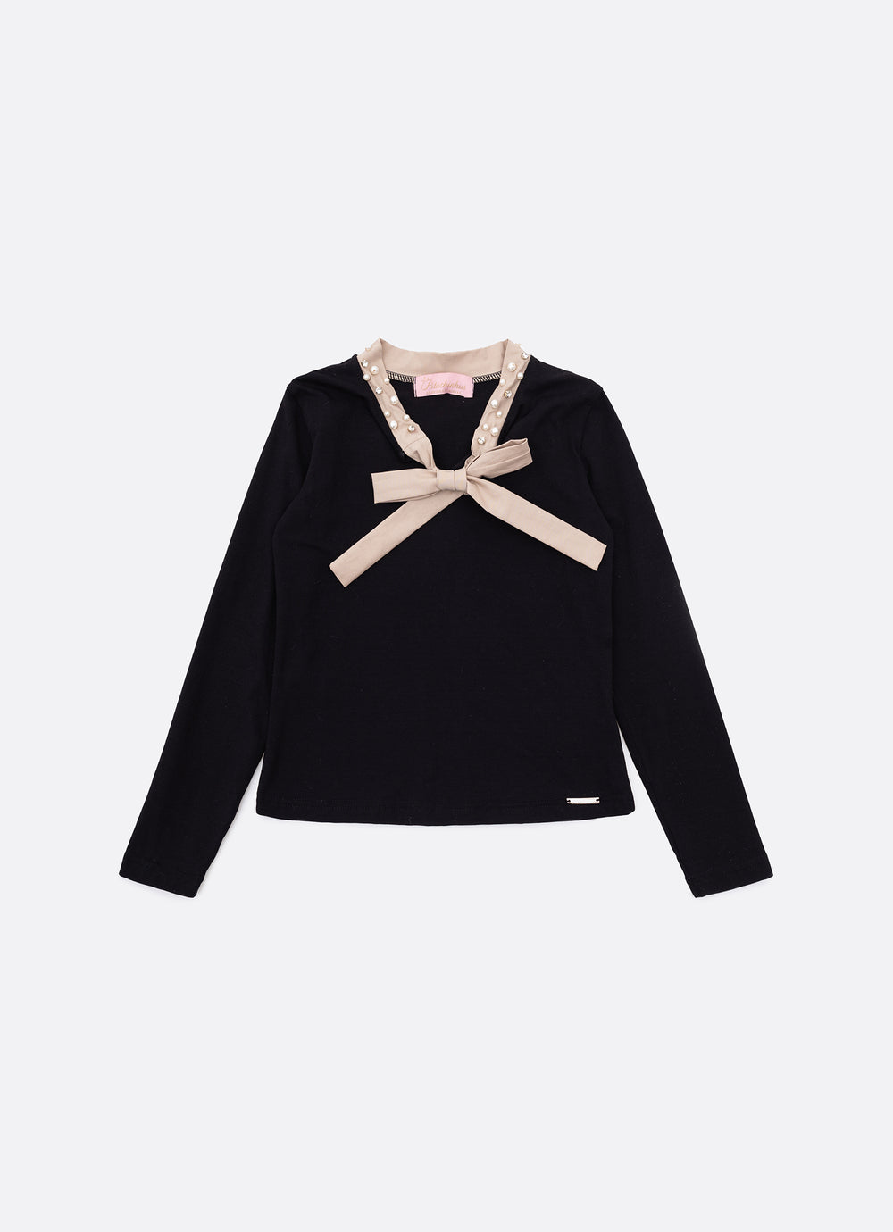 Blusa Cotton Gola Bordados
