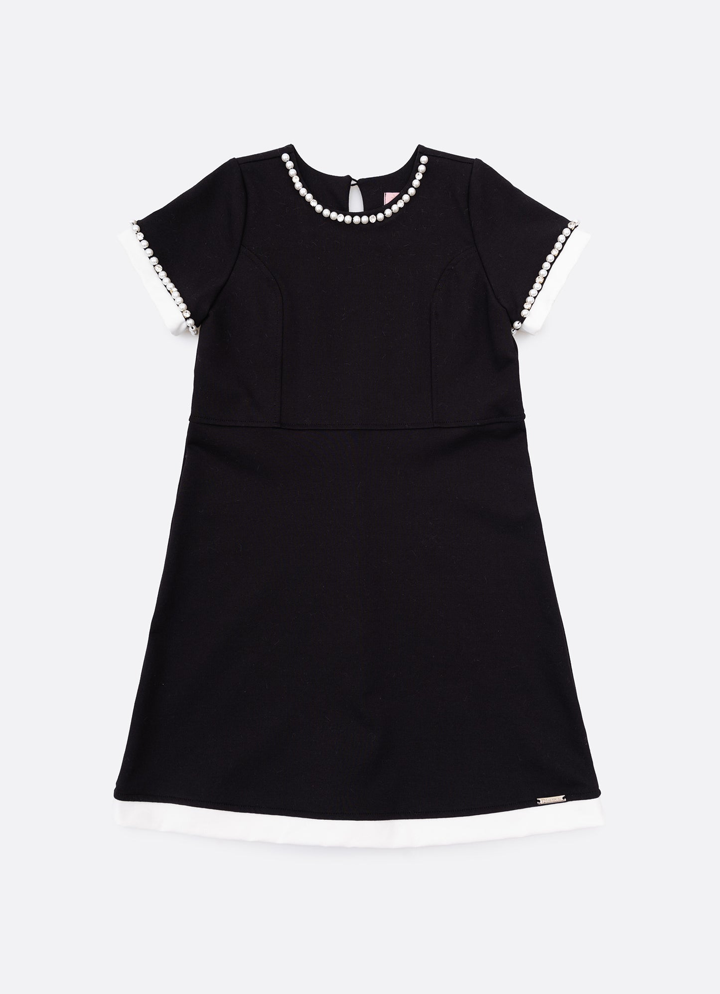 Vestido Ponto Roma Bordado