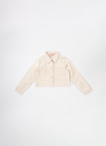 Jaqueta Sarja Babadinho Laços Bordados