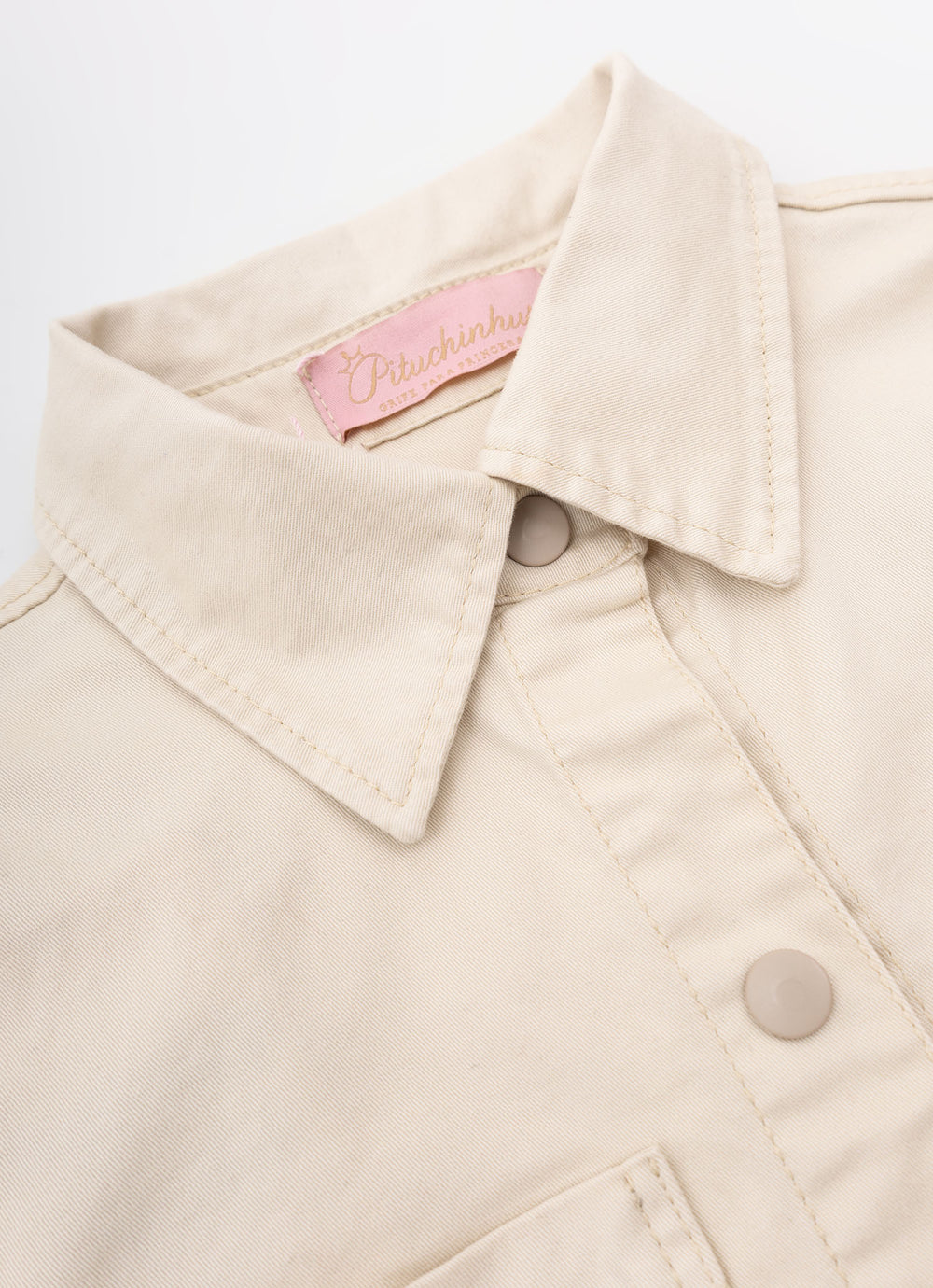 Jaqueta Sarja Babadinho Laços Bordados