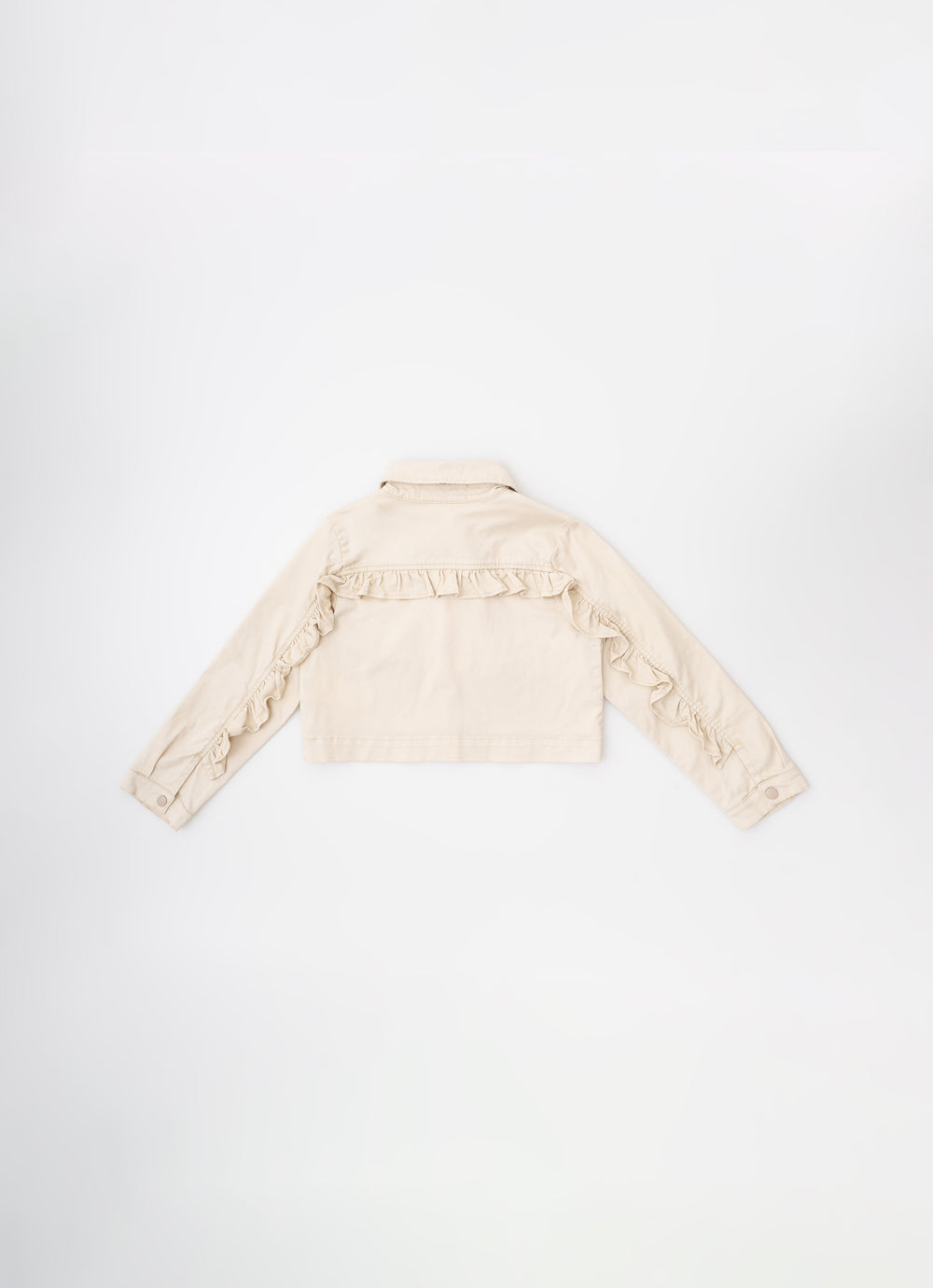 Jaqueta Sarja Babadinho Laços Bordados