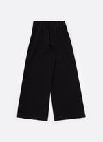 Calça Sarja Reta Laços Bordados