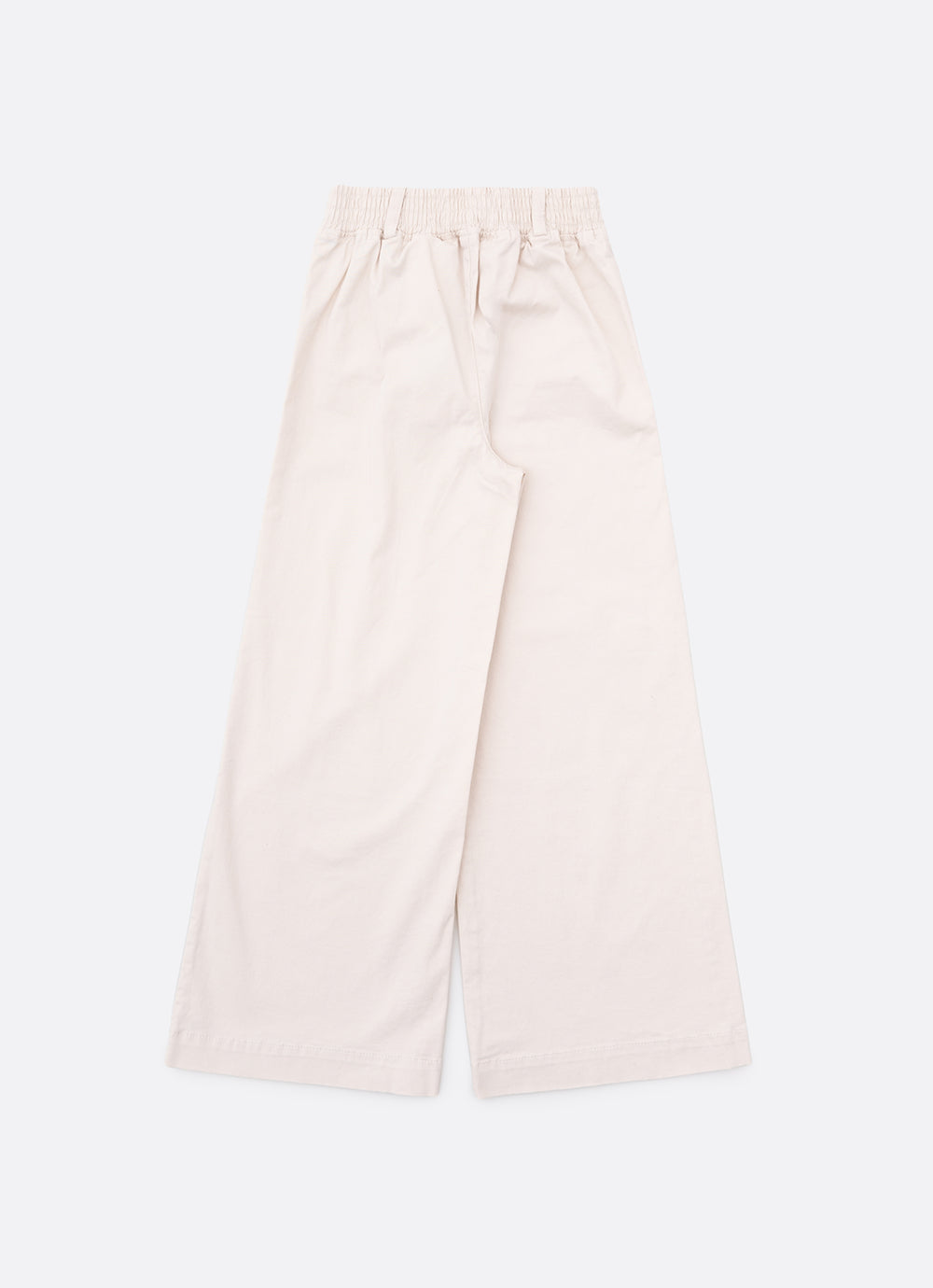Calça Sarja Reta Laços Bordados