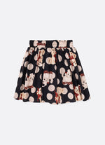 Conjunto Regata Ribana Saia Short Estampado Poá Cachorros