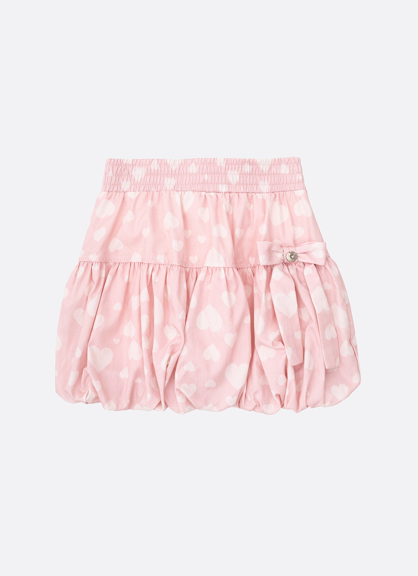Saia Short Balonê Estampa Corações
