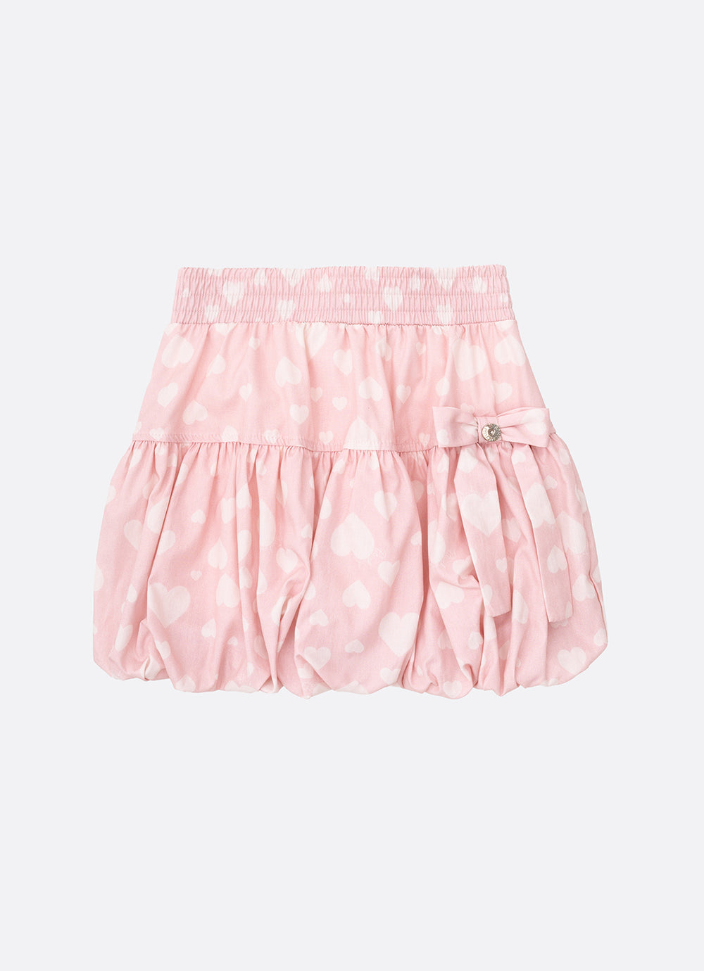 Saia Short Balonê Estampa Corações