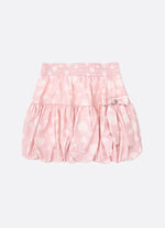 Saia Short Balonê Estampa Corações