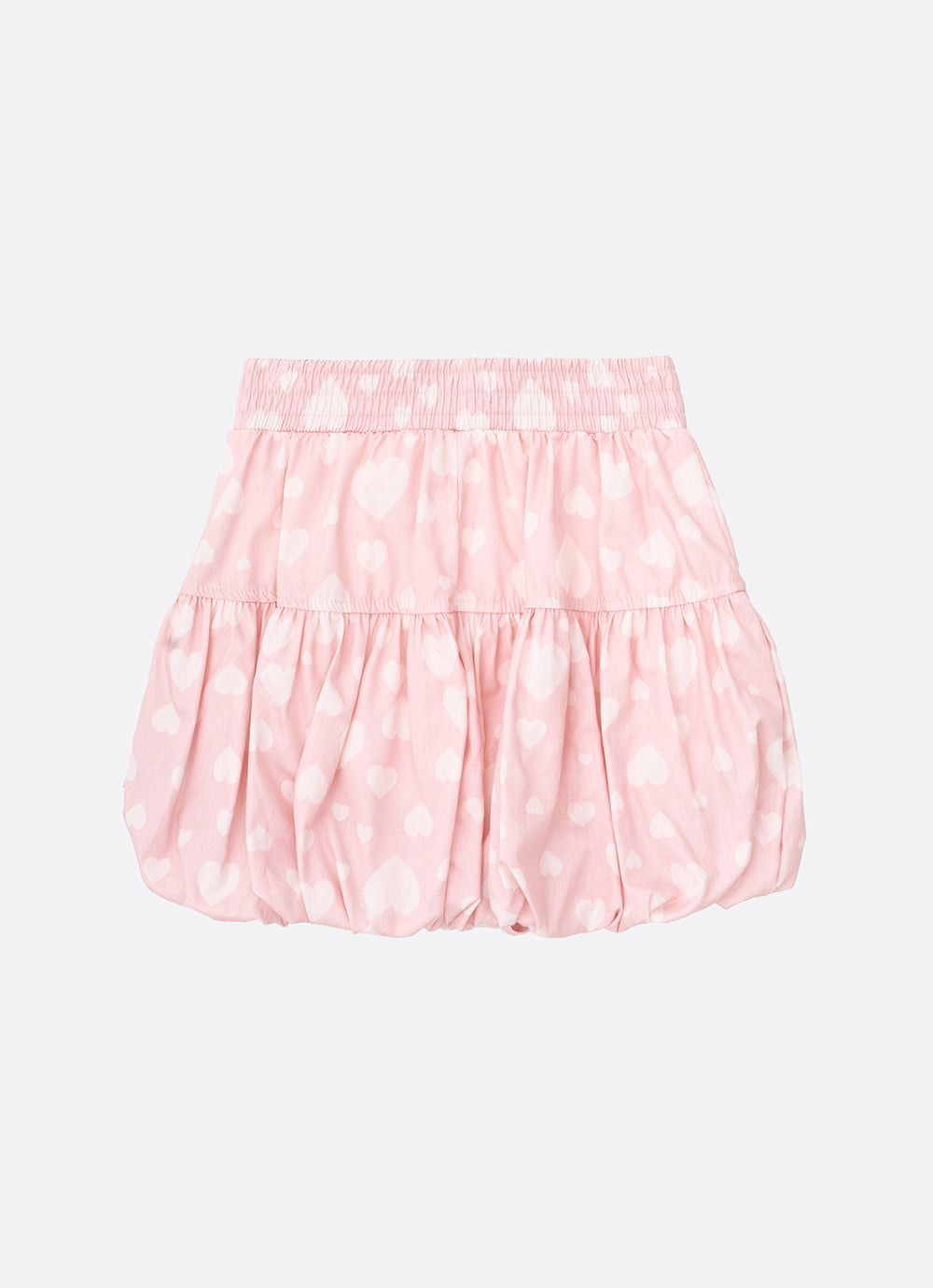 Saia Short Balonê Estampa Corações