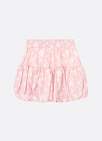 Saia Short Balonê Estampa Corações