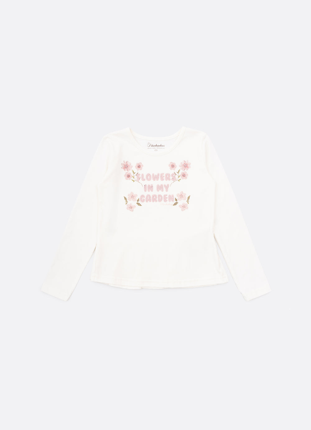 Blusa Cotton Flowers Babado