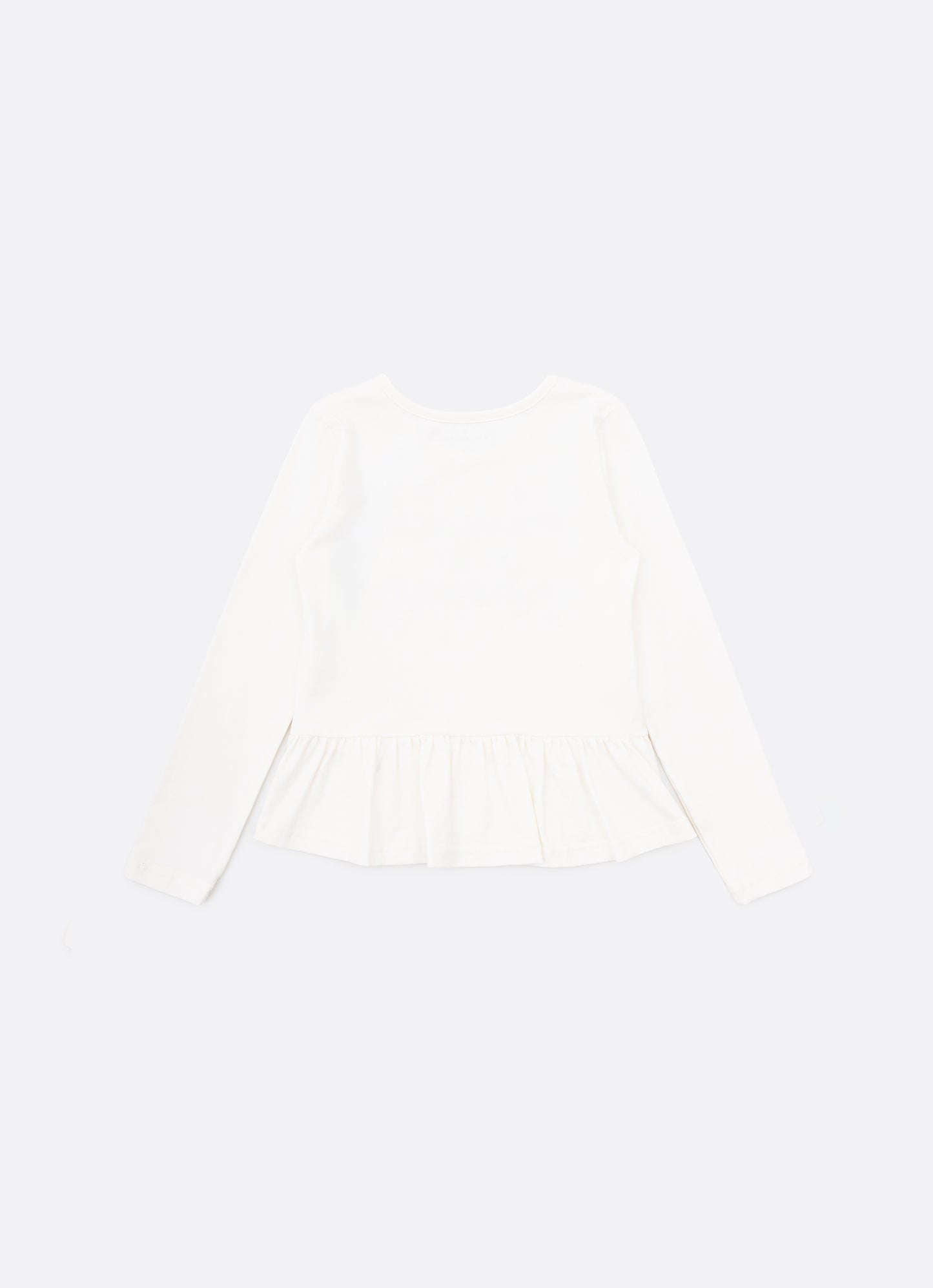 Blusa Cotton Flowers Babado