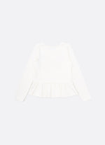 Blusa Cotton Flowers Babado