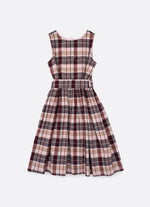 Vestido Xadrez Clássico Com Cinto