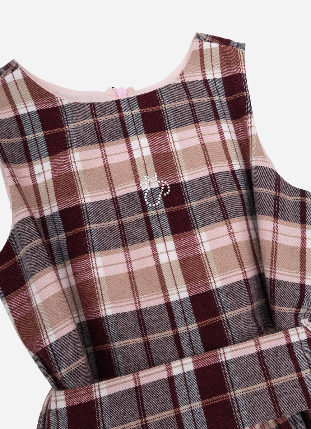 Vestido Xadrez Clássico Com Cinto