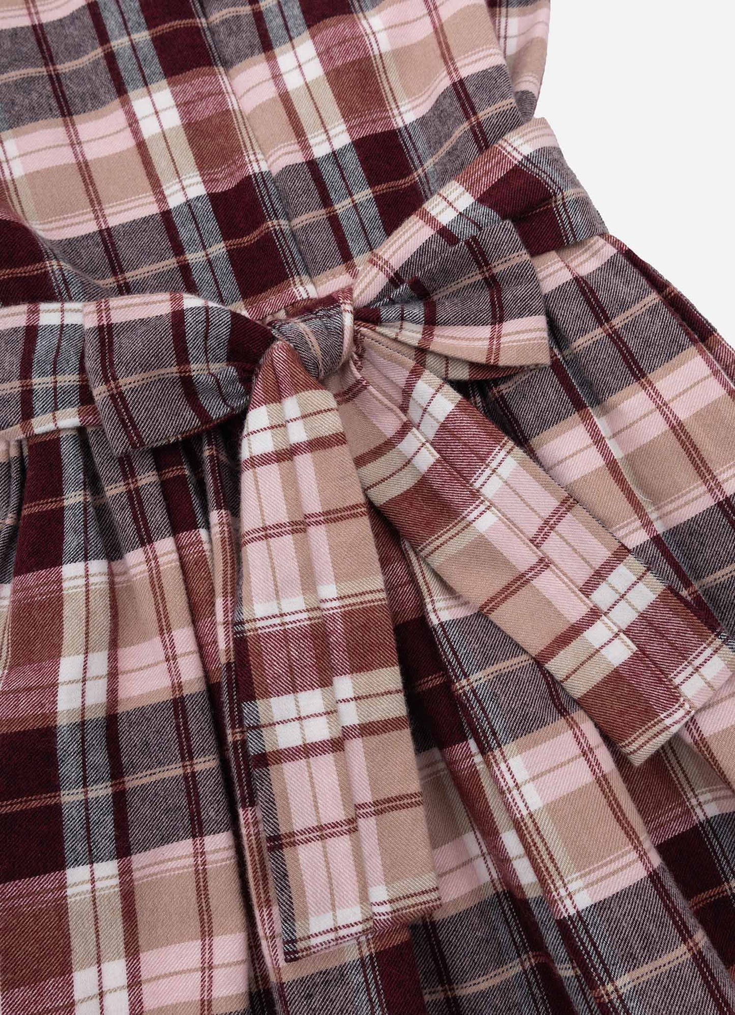 Vestido Xadrez Clássico Com Cinto