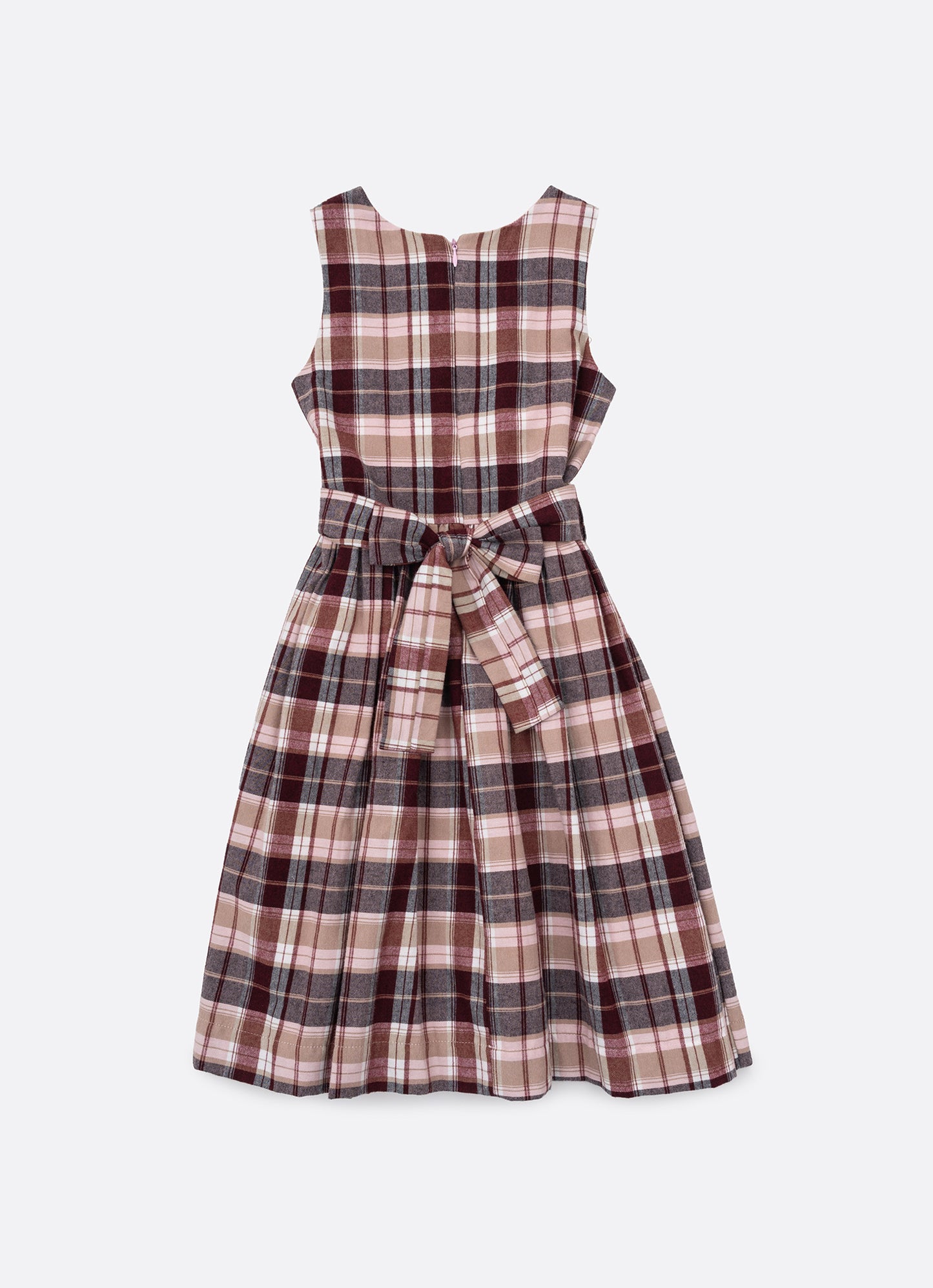 Vestido Xadrez Clássico Com Cinto