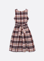 Vestido Xadrez Clássico Com Cinto