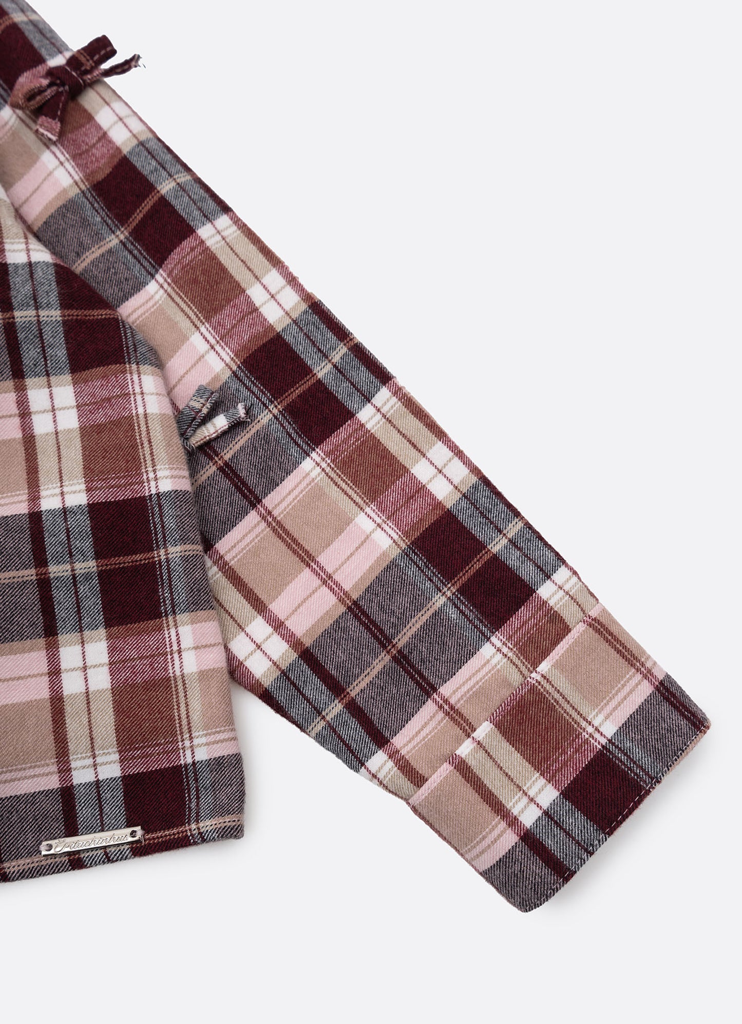 Camisa Xadrez Multi Laçinhos Aplicados