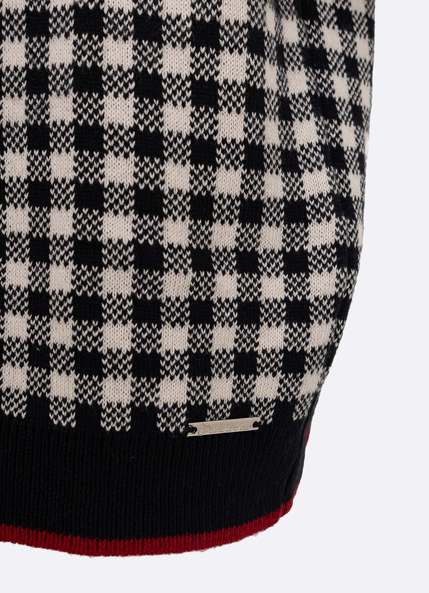 Blusa Tricot Xandrez Laço Cristal