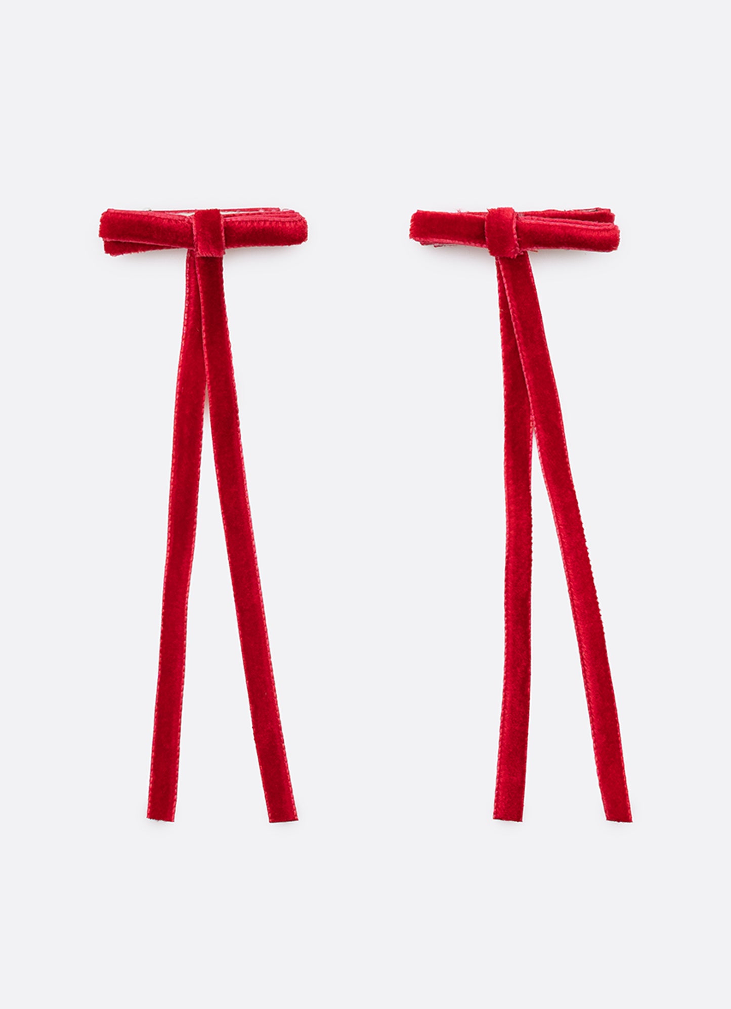 Conjunto Presilhas Laçinho Veludo