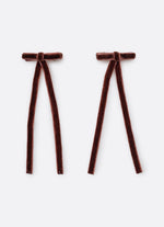 Conjunto Presilhas Laçinho Veludo