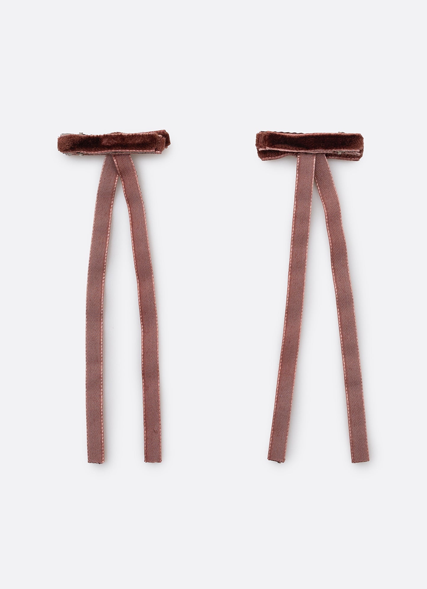 Conjunto Presilhas Laçinho Veludo