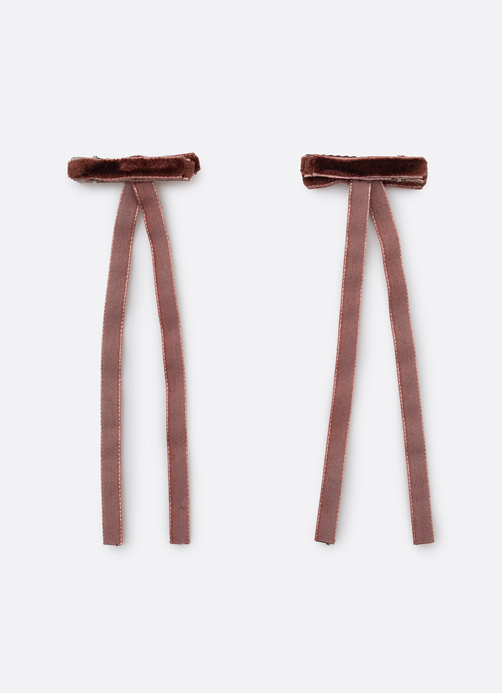 Conjunto Presilhas Laçinho Veludo