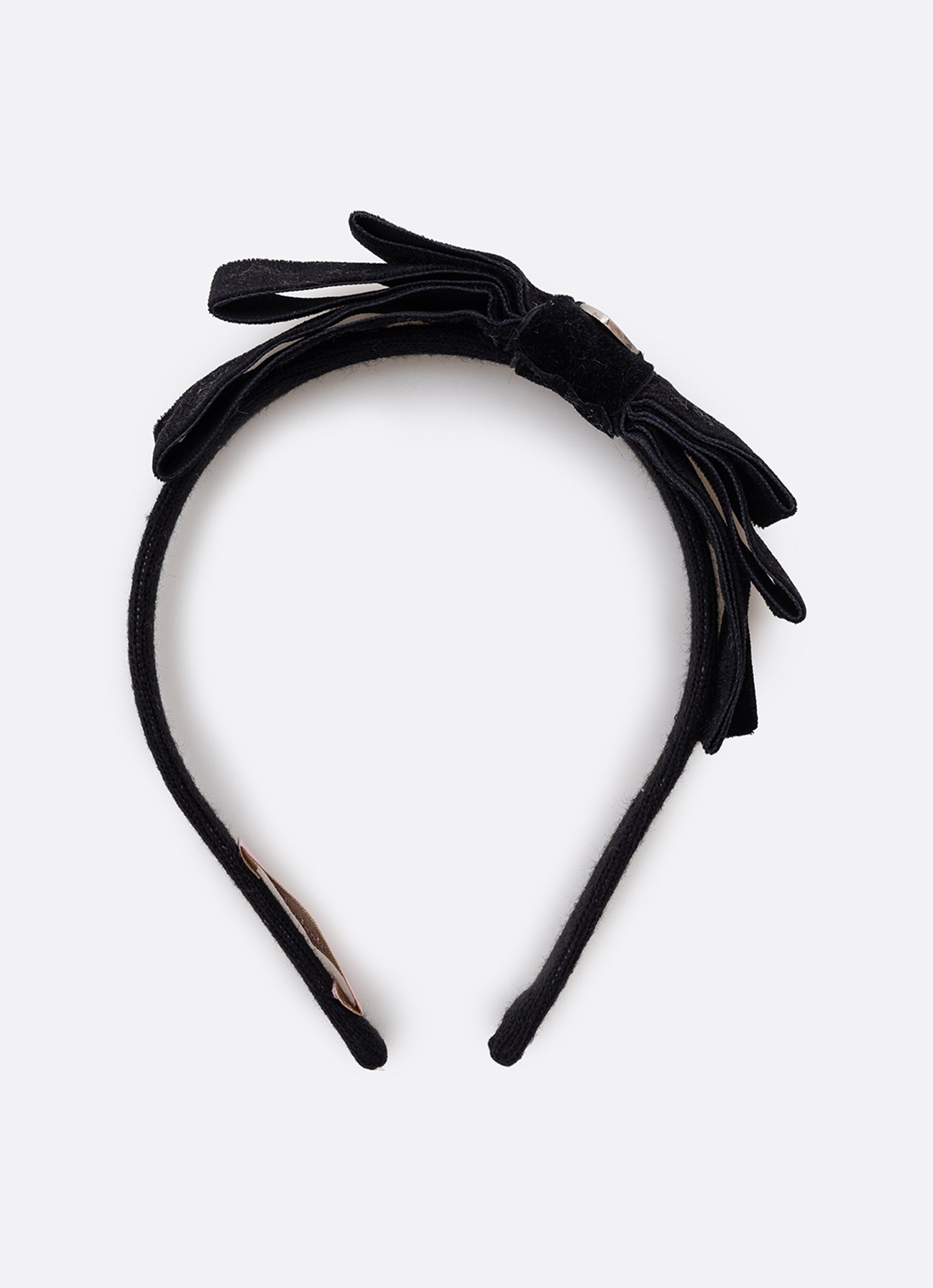 Arco Laço Triplo Veludo