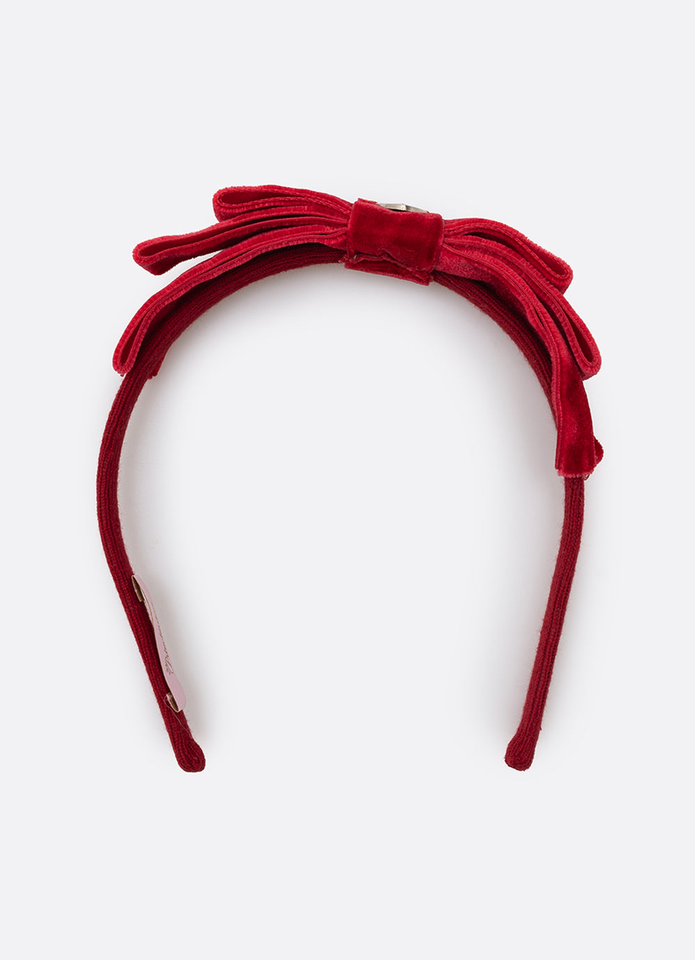 Arco Laço Triplo Veludo