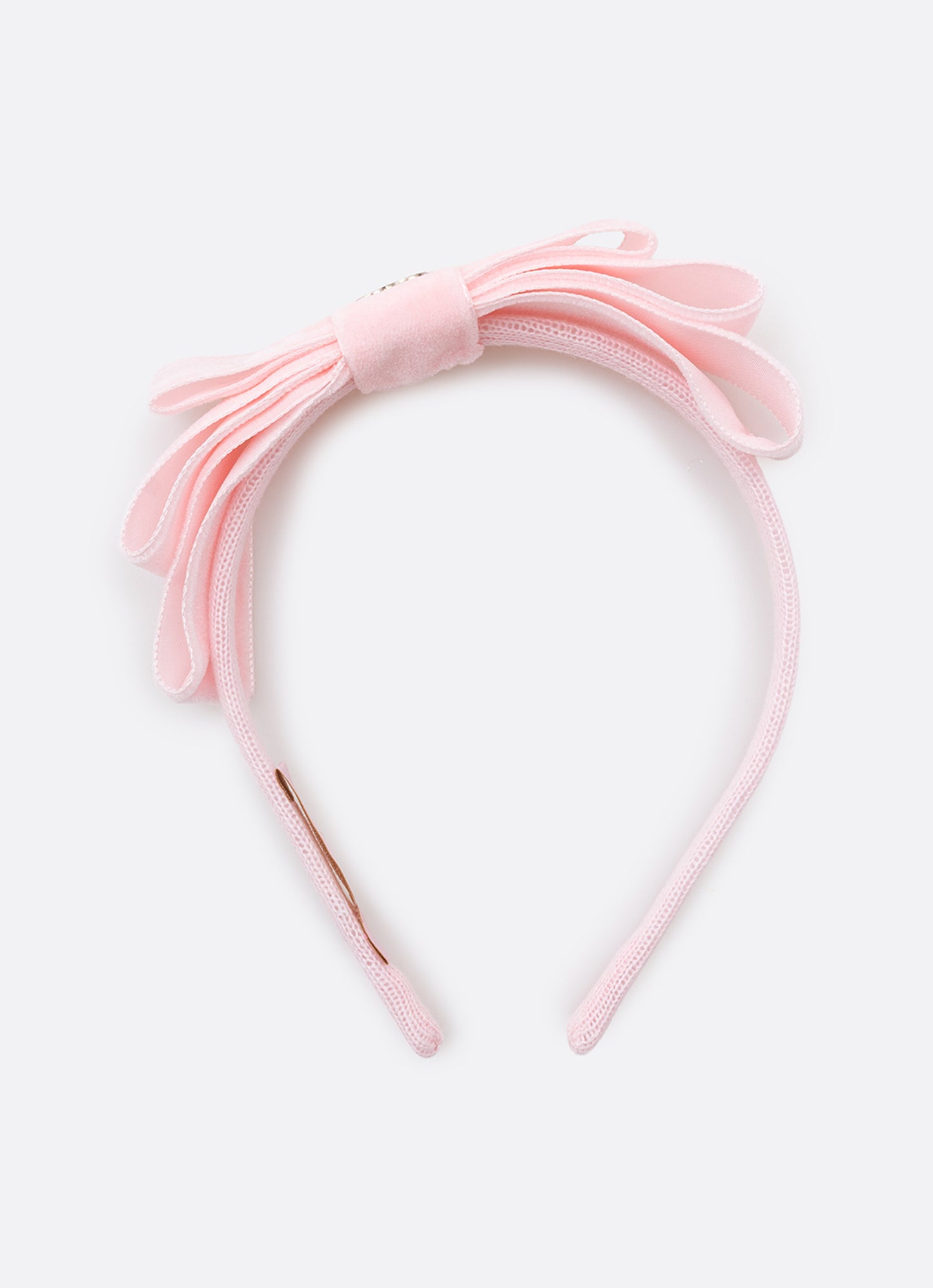 Arco Laço Triplo Veludo