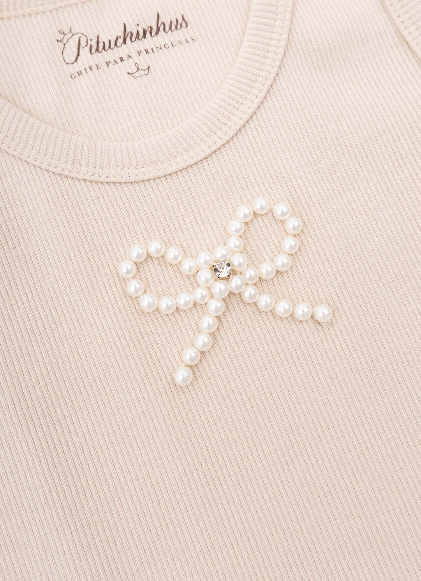 Regata Ribana Laçinho Bordado