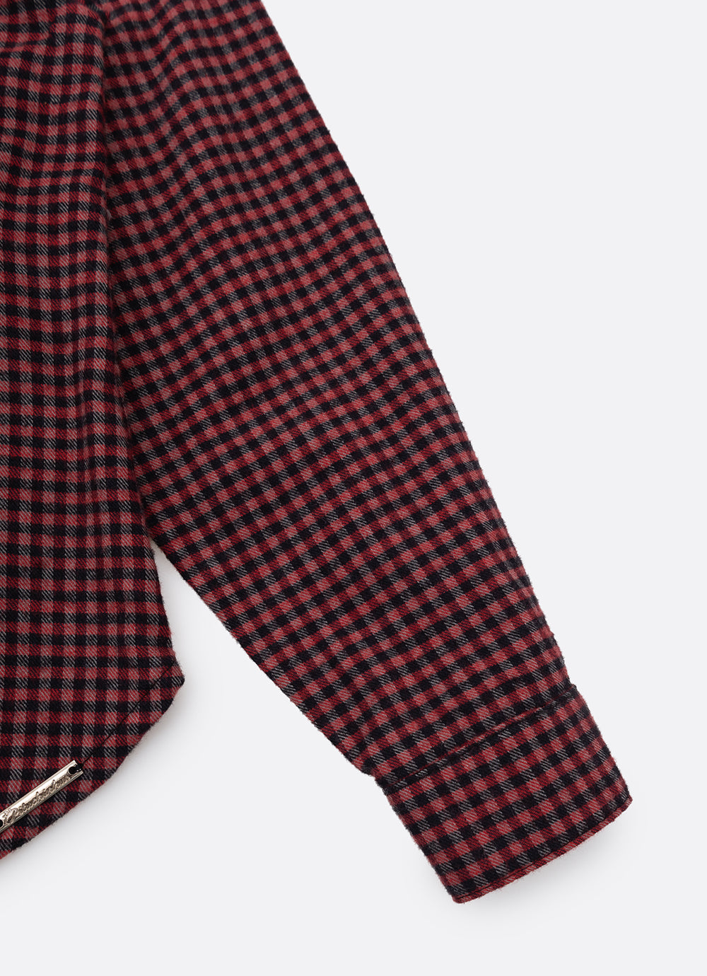 Maxi Camisa Xadrez Patche Cachorrinho