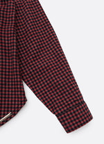 Maxi Camisa Xadrez Patche Cachorrinho