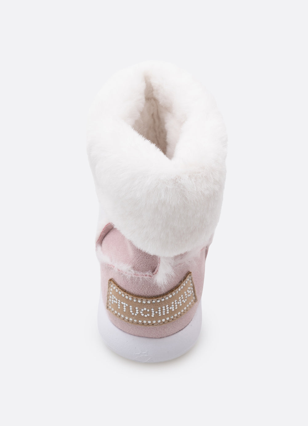 Bota Camurça Pele Cristais