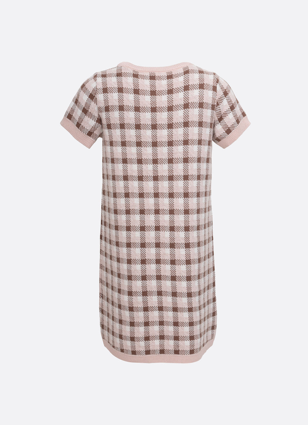 Vestido Tricot Xadrez Ursinha Cristal