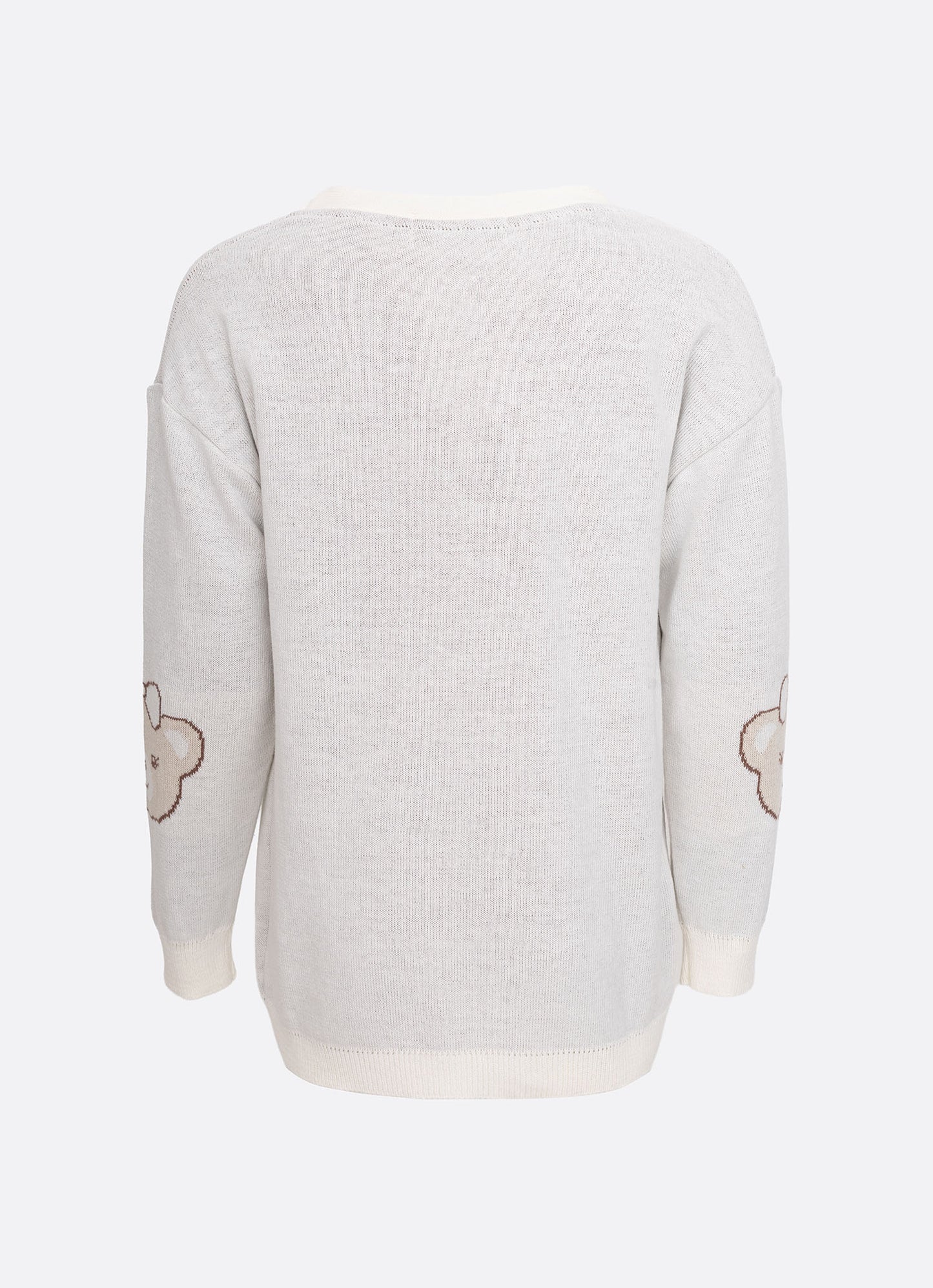 Maxi Casaco Tricot Multi Tosto Ursinhas Cristal