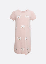 Vestido Tricot Rostinhos Ursinhas Cristais