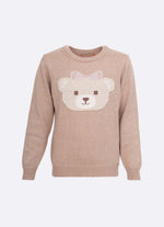 Blusa Tricot Rosto Ursinha Cristal
