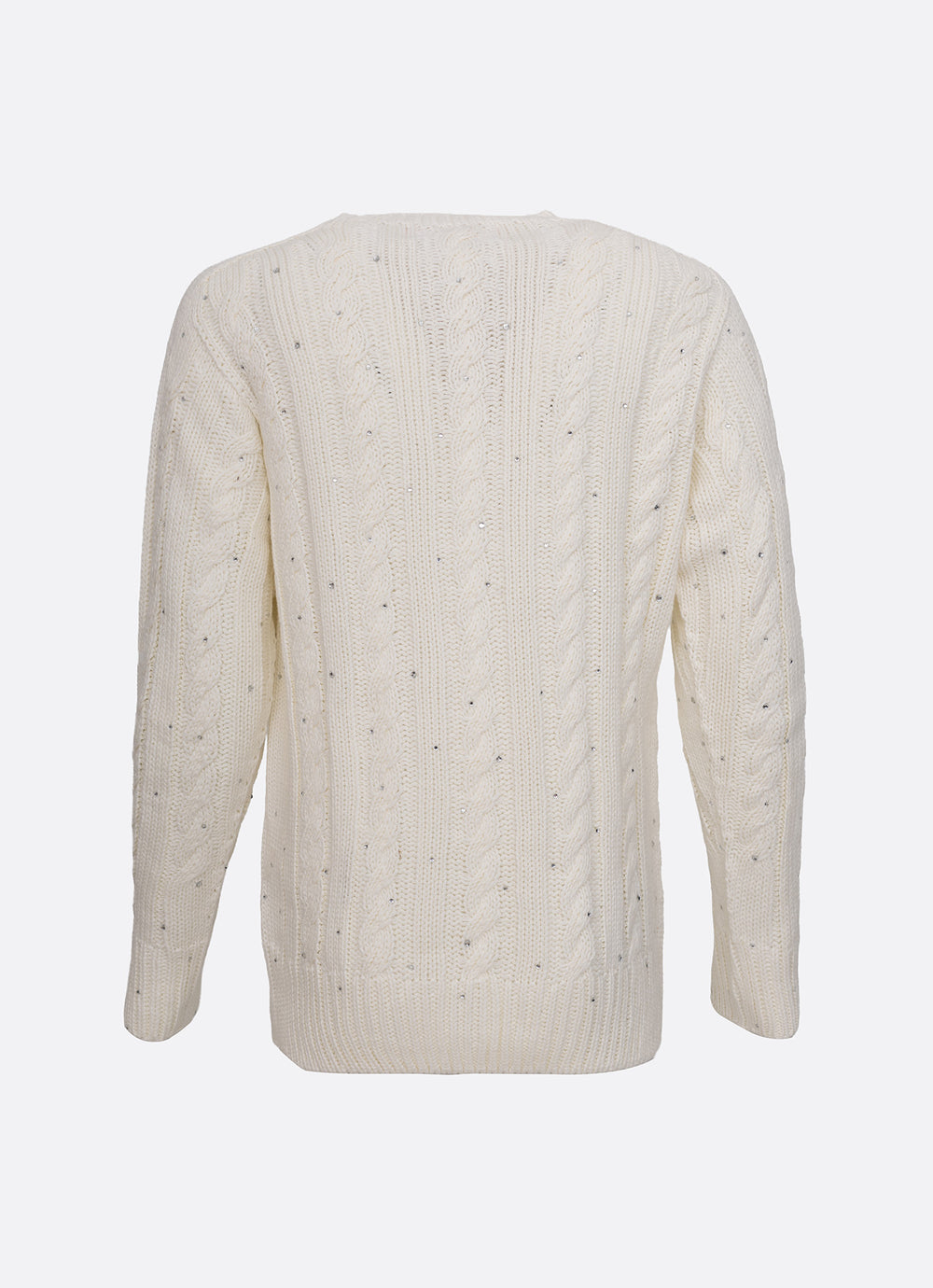 Blusa Tricot Sem Costura Tranças Cristal